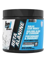 BPI Sports Beta Alanine unflavored dietary supplement powder, which is designed to support lean muscle building and improve performance.