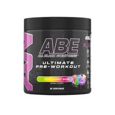 ABE Pre-Workout Powder - 30 Servings, 4g Citrulline, 3g Creatine, Black