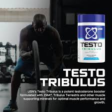 USN Testo Tribulus 300mg Potent Testosteron Amplifier 100s -  capsules, a supplement designed to support natural testosterone levels