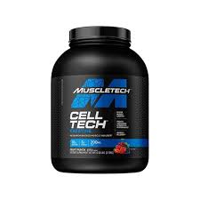 Muscletech Cell-Tech Creatine Powder 2.72kg Fruit Punch, 10g Creatine per Serving, 5g Aminos & 200mg ALA, Research-Backed Muscle Builder Dietary Supplement