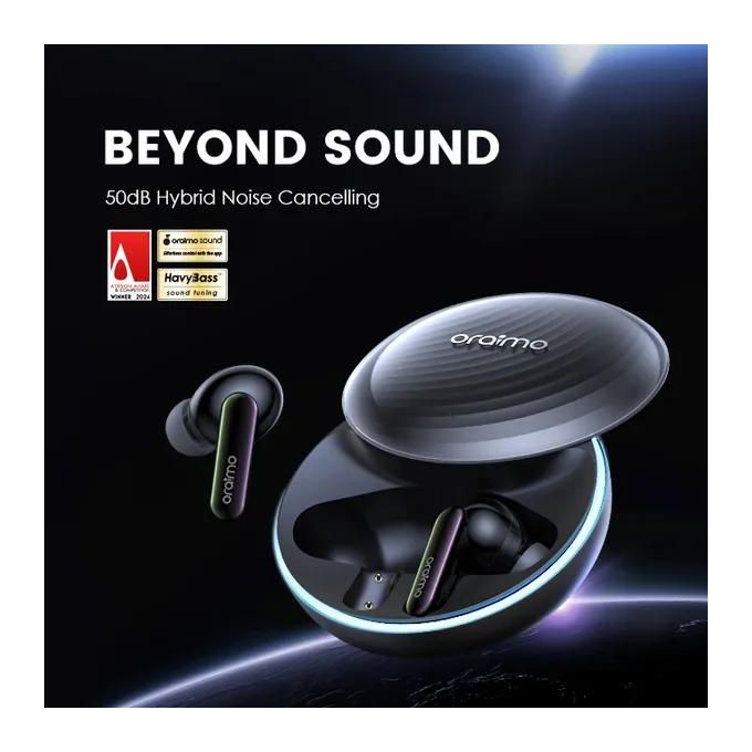 Oraimo OTW-630 spacebuds hybrid ANC earbuds