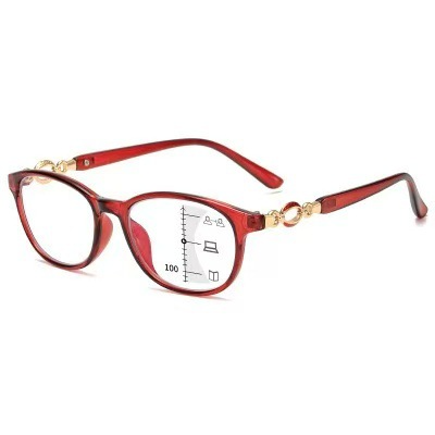 Fashionable ultra-light age-reducing alloy accessories reading glasses for women high-definition eye protection, comfortable reading, simple, elegant and trendy