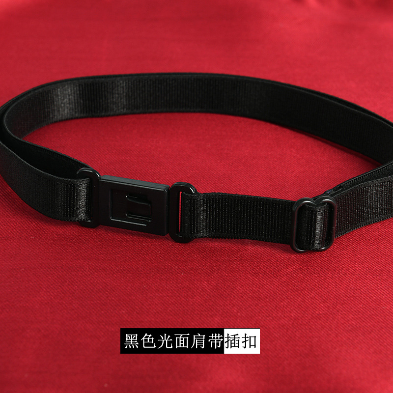 jk bow tie elastic belt uniform beef tendon extension belt black white bra underwear walking horse belt bow tie extension belt