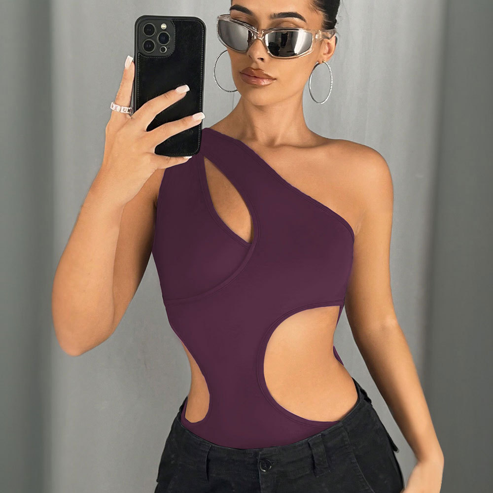 Irregular design trendy jumpsuit spring and summer women's tapered pants women's clothing