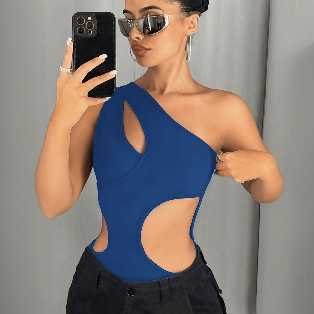 Irregular design trendy jumpsuit spring and summer women's tapered pants women's clothing
