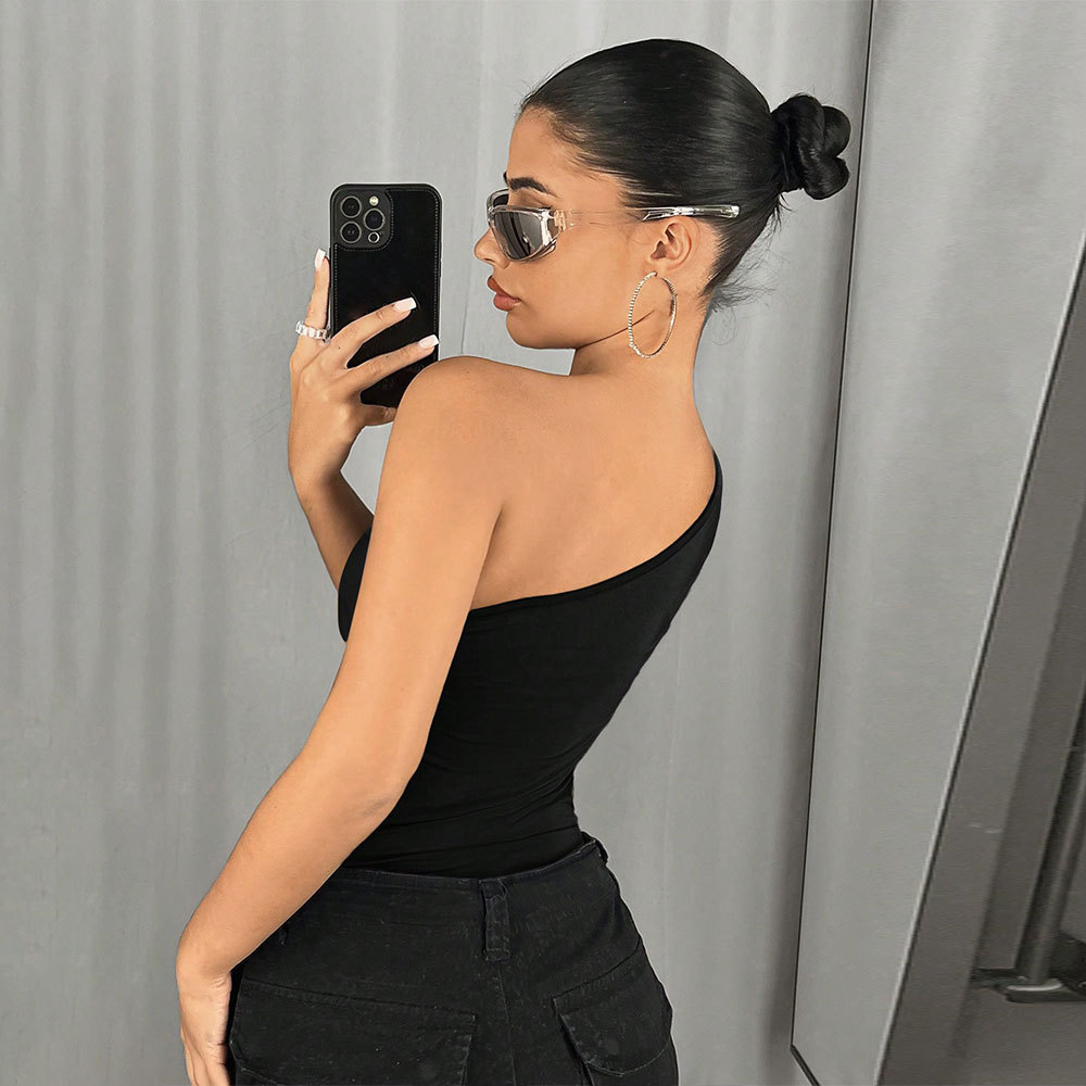 Irregular design trendy jumpsuit spring and summer women's tapered pants women's clothing