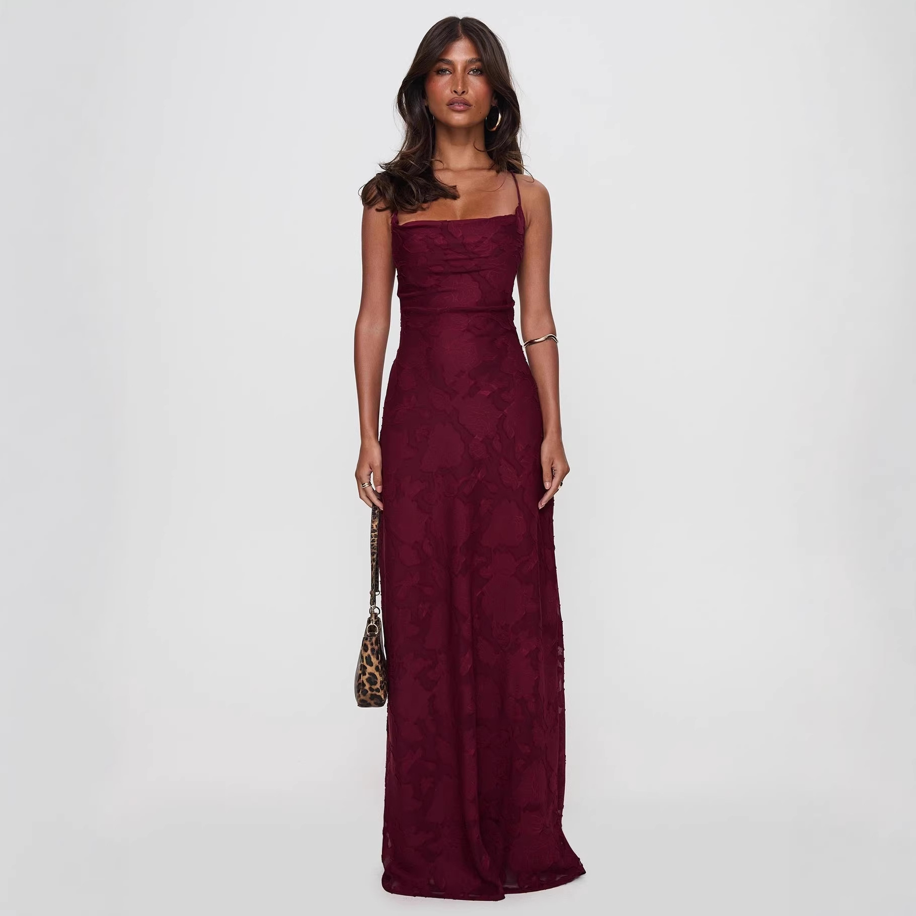 Spring banquet evening dress style sexy hottie  backless dress  women's clothing