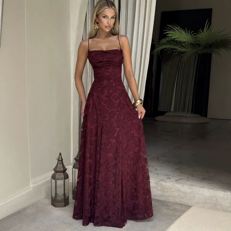 Spring banquet evening dress style sexy hottie  backless dress  women's clothing