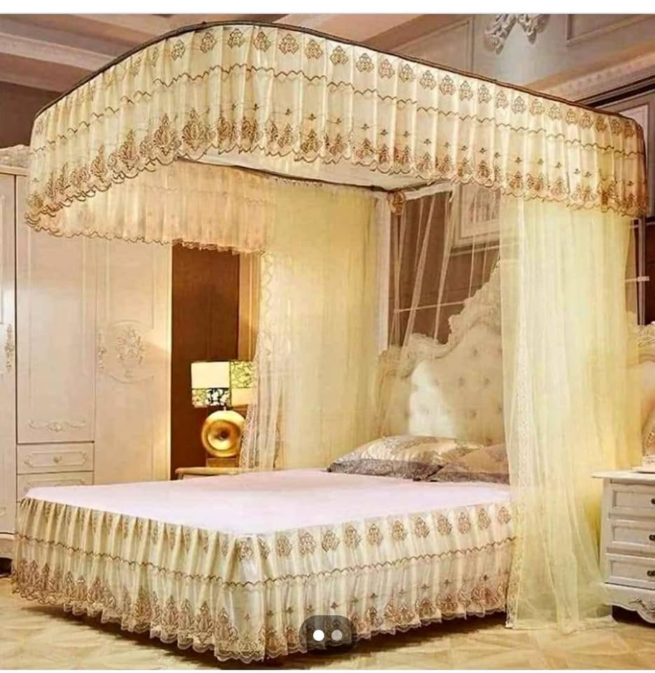 [Clearance Offer} Premium 2 Stand Mosquito Net with Rails Mosquito Repellent Tent Bedding Accessories