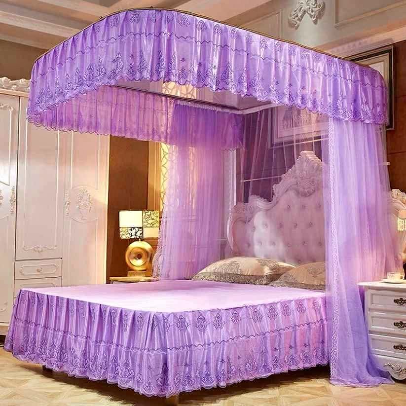 [Clearance Offer} Premium 2 Stand Mosquito Net with Rails Mosquito Repellent Tent Bedding Accessories