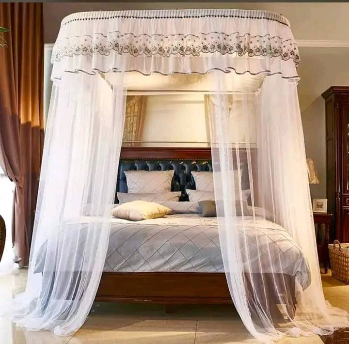 [Clearance Offer} Premium 2 Stand Mosquito Net with Rails Mosquito Repellent Tent Bedding Accessories