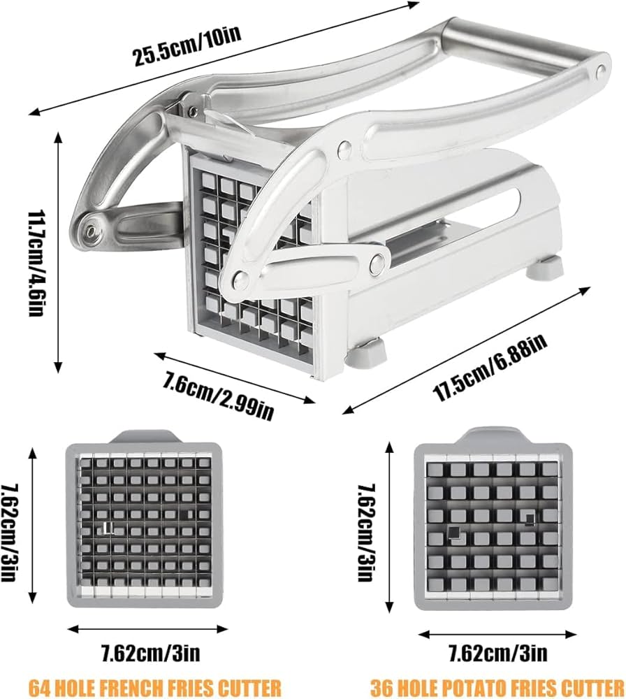 Heavy gauge potato chipper chips cutter