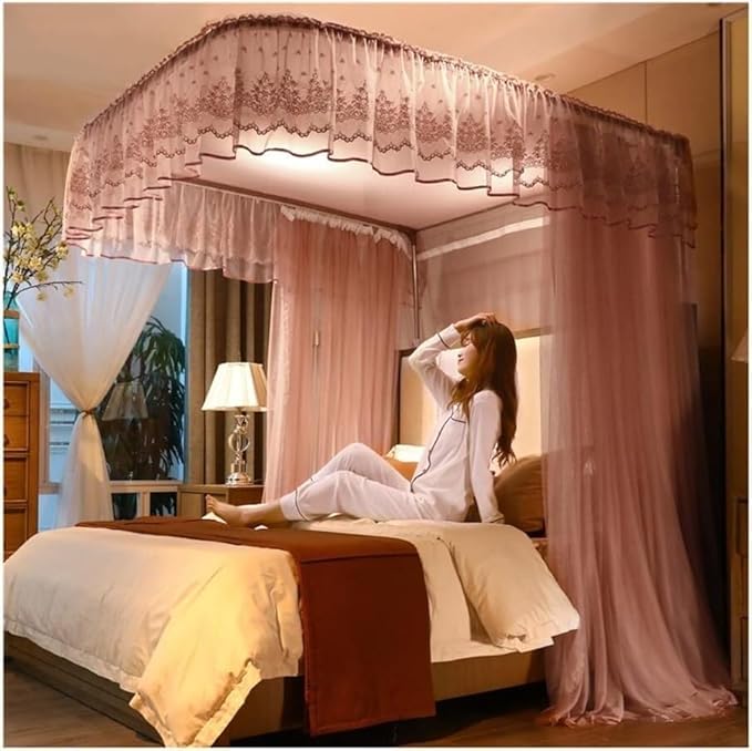 [Clearance Offer} Premium 2 Stand Mosquito Net with Rails Mosquito Repellent Tent Bedding Accessories