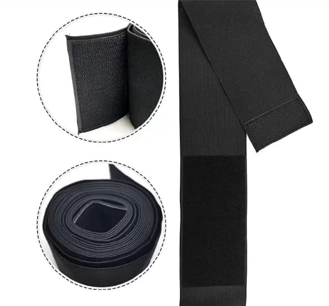Waist Belt Elastic Band Weight Loss Flat Belly Belt Body Shaper Abdominal Belt After Delivery for Tummy Reduction Tummy Wrap Waist Trainer - Cincher Slimming Belt for Women