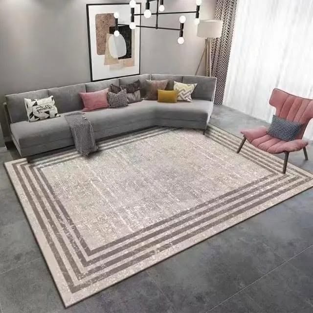 Quality Classy 3D  5*8 Carpets With Antislip Lower Side Table or Dinning or Bedroom Mat Rug Carpet