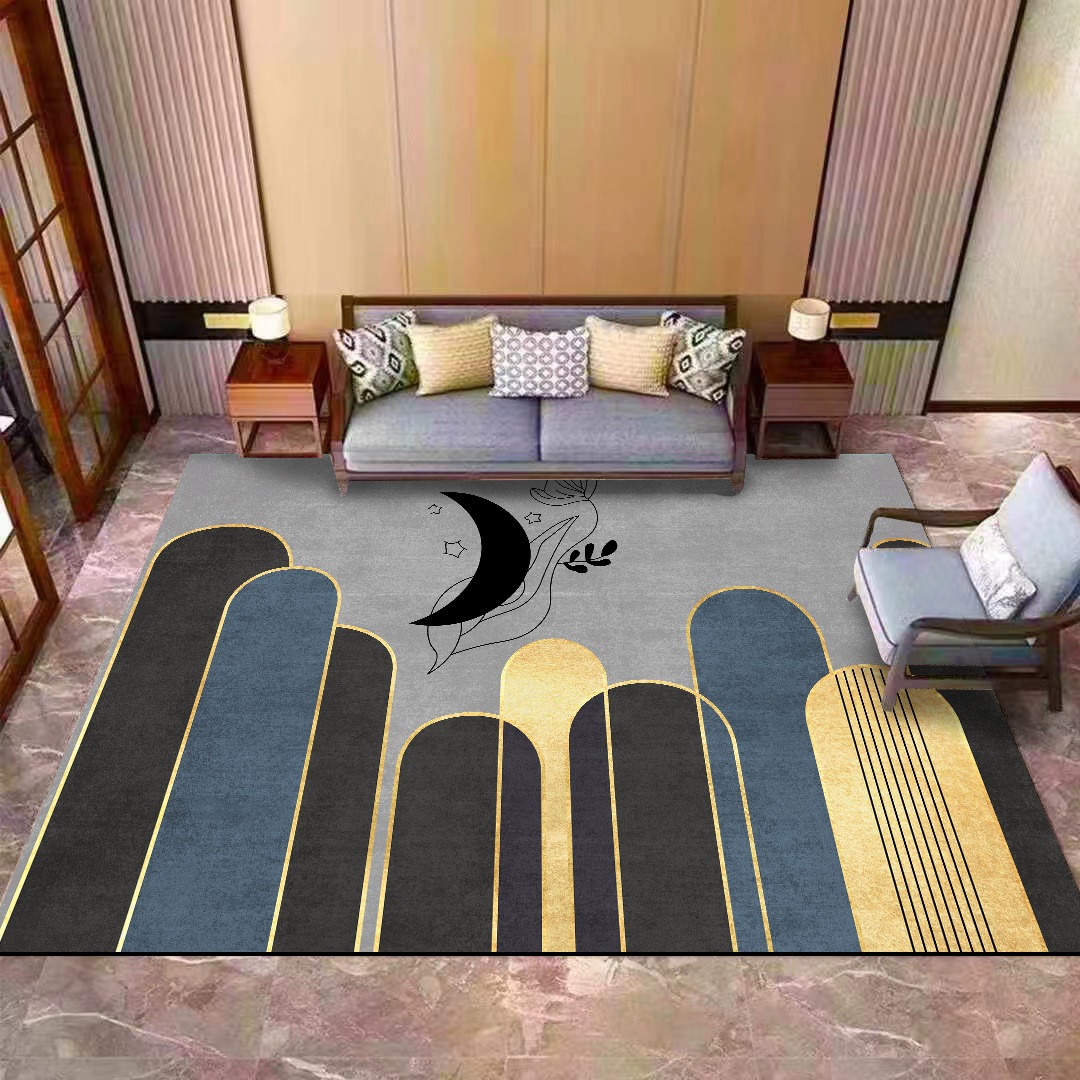 Quality Classy 3D  5*8 Carpets With Antislip Lower Side Table or Dinning or Bedroom Mat Rug Carpet