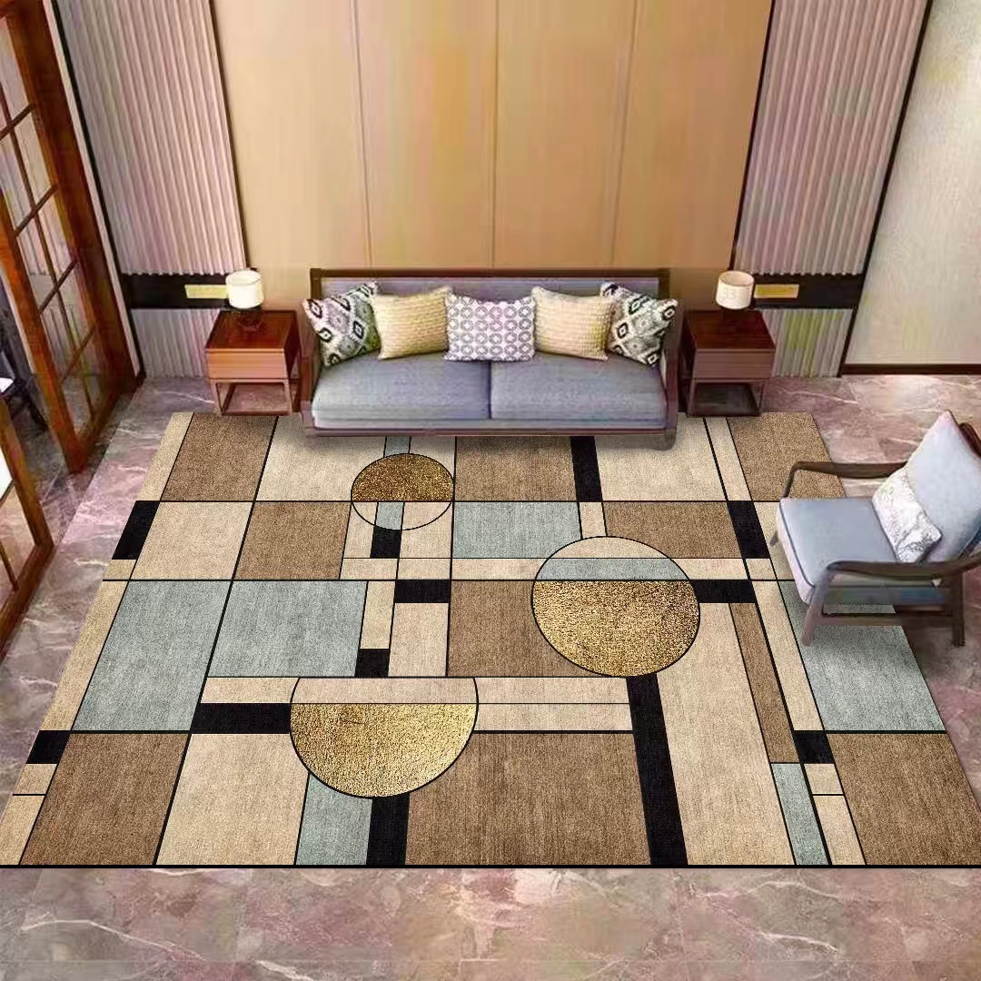 Quality Classy 3D  5*8 Carpets With Antislip Lower Side Table or Dinning or Bedroom Mat Rug Carpet