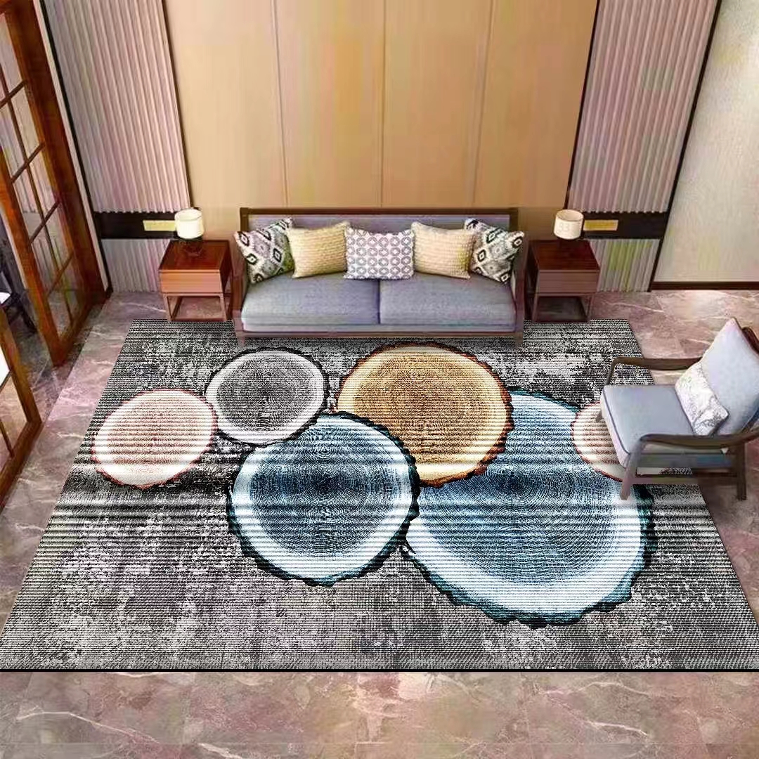 Quality Classy 3D  5*8 Carpets With Antislip Lower Side Table or Dinning or Bedroom Mat Rug Carpet