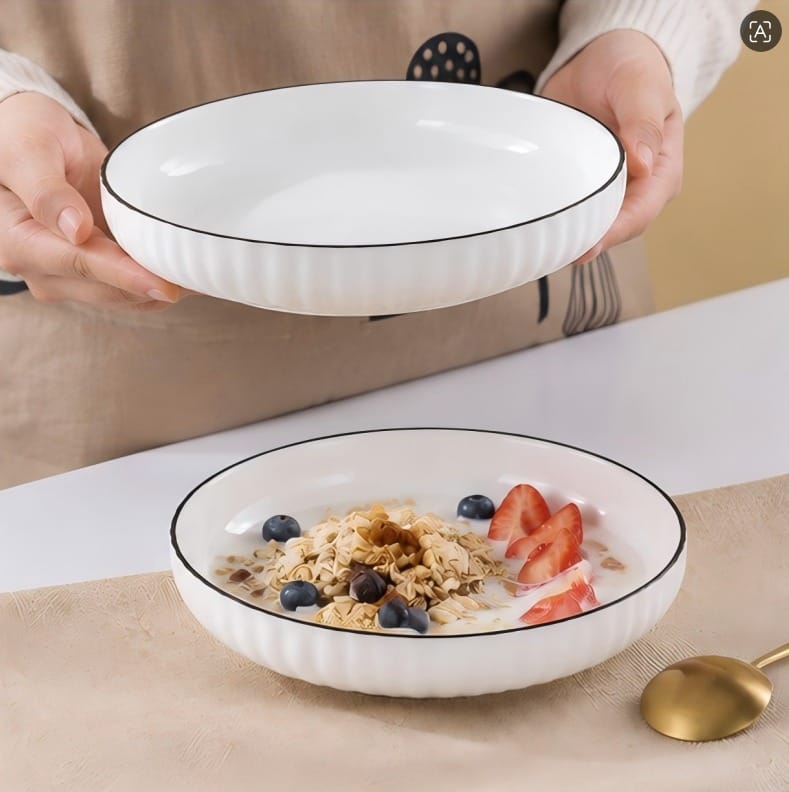 Premium Quality Side Plate Set for Dining Elegance & Durability – Ideal for Home, Restaurants & Gifts - Big Dinner Plates