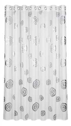 Executive Heavy Fabric Shower Curtain - Waterproof, Washable, Modern Design with 12 Hooks (180x200cm)