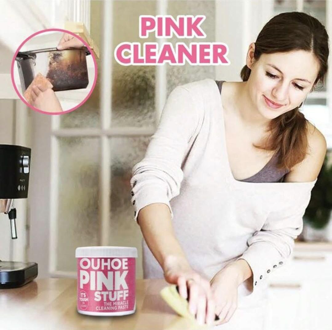 The Pink Stuff 100g Multipurpose Cleaning Paste & Stainless Steel Stain Remover Cream