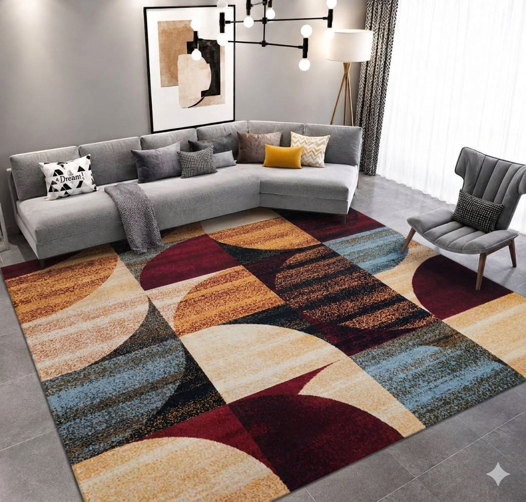 Quality Classy 3D  5*8 Carpets With Antislip Lower Side Table or Dinning or Bedroom Mat Rug Carpet
