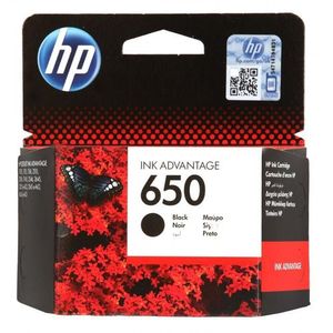HP 650 Black Ink Cartridge Original Printer Ink
