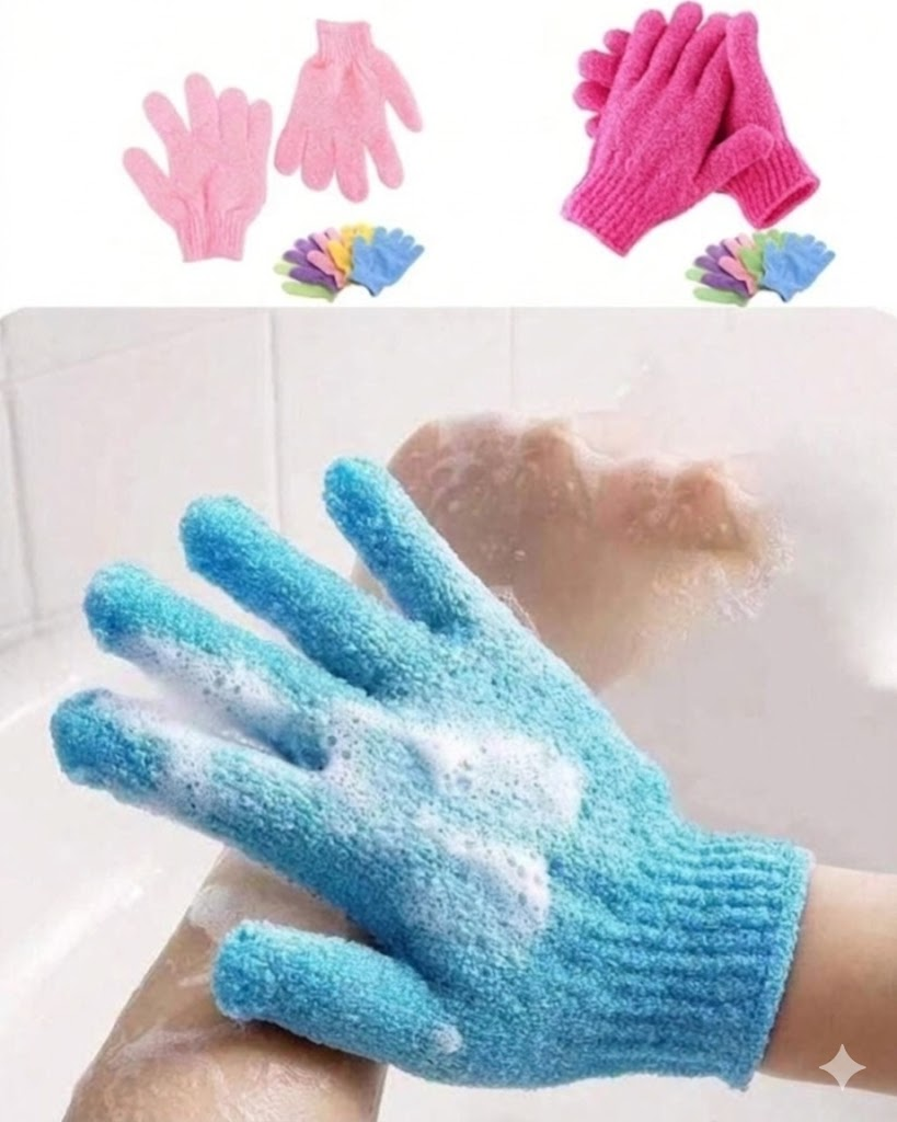 Premium Exfoliating Bath & Shower Gloves
