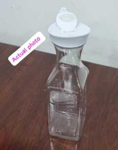 Carafe clear  pitcher bottle, Capacity 1.5l or 50 OZ, for milk, juice etc, perfect shape that fits your fridge or kitchen counters