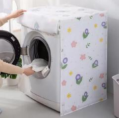 Washing machine cover, Waterproof smooth front load washing machine cover, Measurement 58 by 62 by 85 Cm