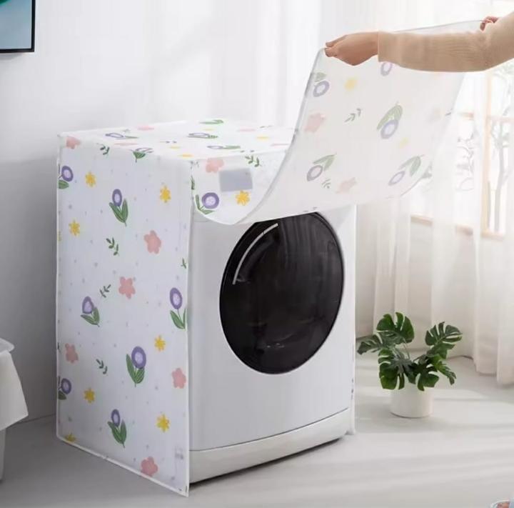 Washing machine cover, Waterproof smooth front load washing machine cover, Measurement 58 by 62 by 85 Cm