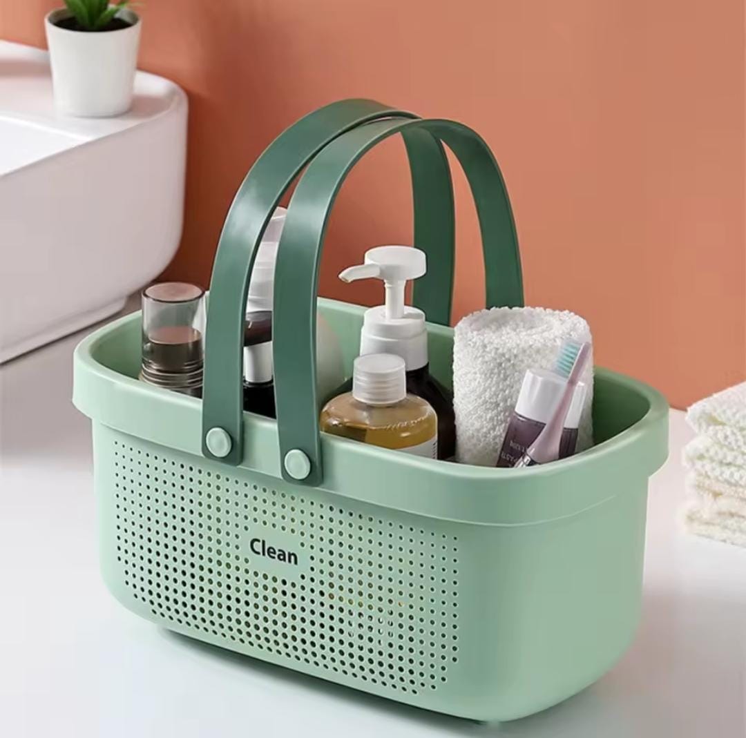 Multifunctional storage basket ,it has holes which drains water, Ideal for under cabinet storage, in bathroom, Kitchen, offices