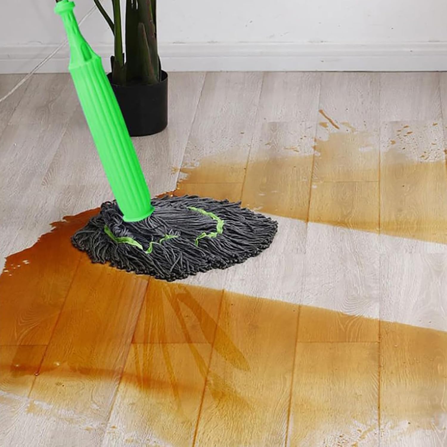 2 in 1 Self-Wringing dehydrated Mop with Microfiber Strands for Cleaning Floor Moppers for Floor Cleaning , Mopping Stick ,Twist Mop with Self-Squeezer for Home , Ideal for All Type of Floors