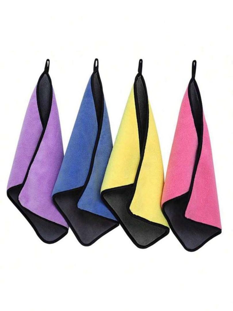 🔥 OFFER! OFFER! 🔥
✨ 4PCS Premium Microfiber Cleaning Cloths .
Keep your home sparkling! Size: 30 × 40cm
 2-sided design for effective cleaning
 Highly absorbent, soft & reusable. Perfect for kitchen