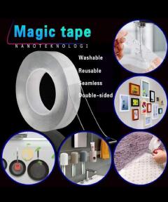🔥 NOW IN STOCK 🔥
 Double-Sided Magic Nano Tape ✨
✔️ Strong Double-Sided Adhesion
✔️ Transparent & Traceless Design
✔️ High-Grip Adhesive for Multiple Uses
 Easy to Use & Convenient
📏 Size: 3cm × 5m