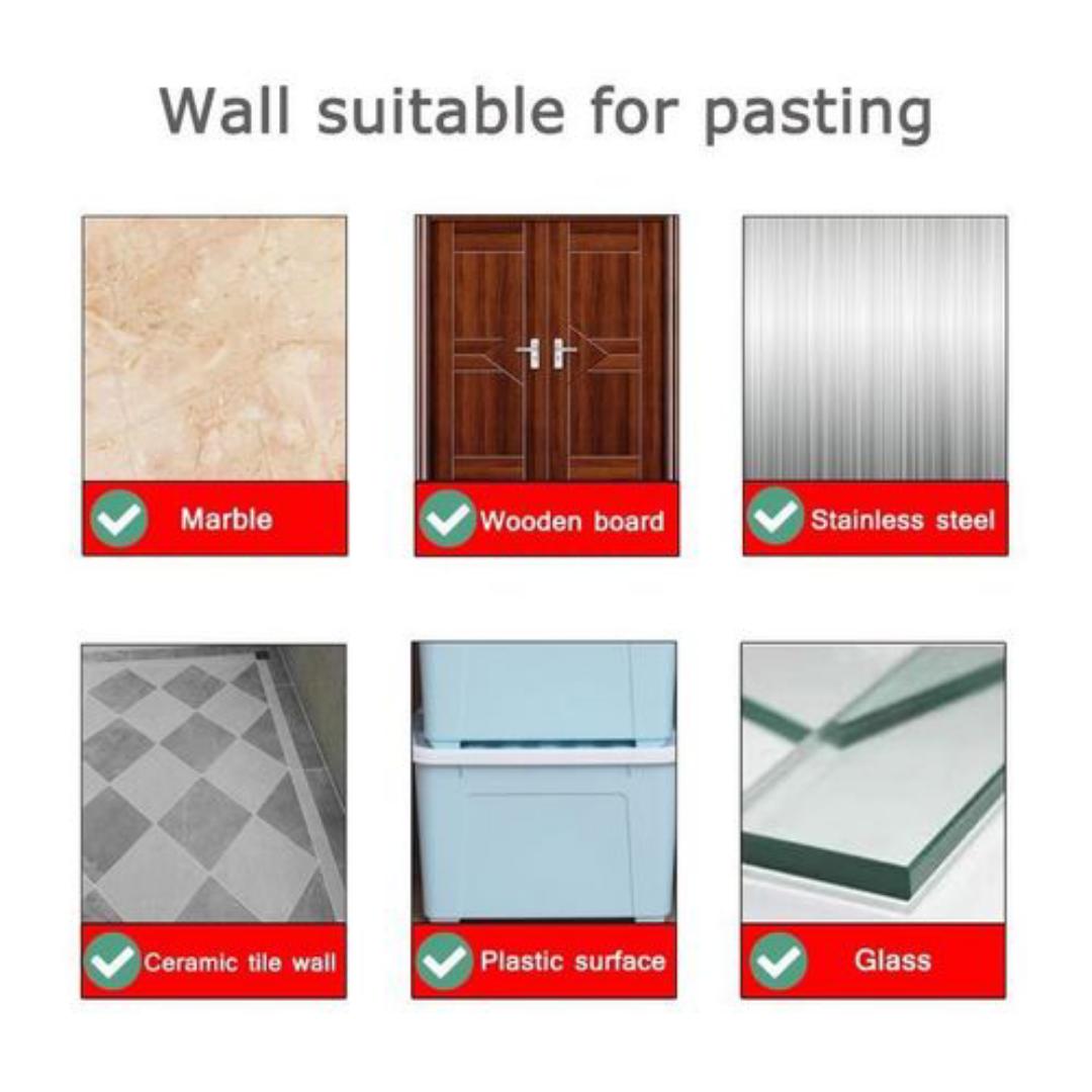 3M/5M Double Sided Tape Heavy Duty Nano Adhesive Clear Waterproof Removable Gel Tape for Wall Carpet Picture Hanging Kitchen and Bathroom Waterproof and Cleanable Tool