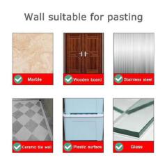 3M/5M Double Sided Tape Heavy Duty Nano Adhesive Clear Waterproof Removable Gel Tape for Wall Carpet Picture Hanging Kitchen and Bathroom Waterproof and Cleanable Tool