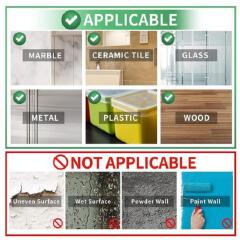 3M/5M Double Sided Tape Heavy Duty Nano Adhesive Clear Waterproof Removable Gel Tape for Wall Carpet Picture Hanging Kitchen and Bathroom Waterproof and Cleanable Tool