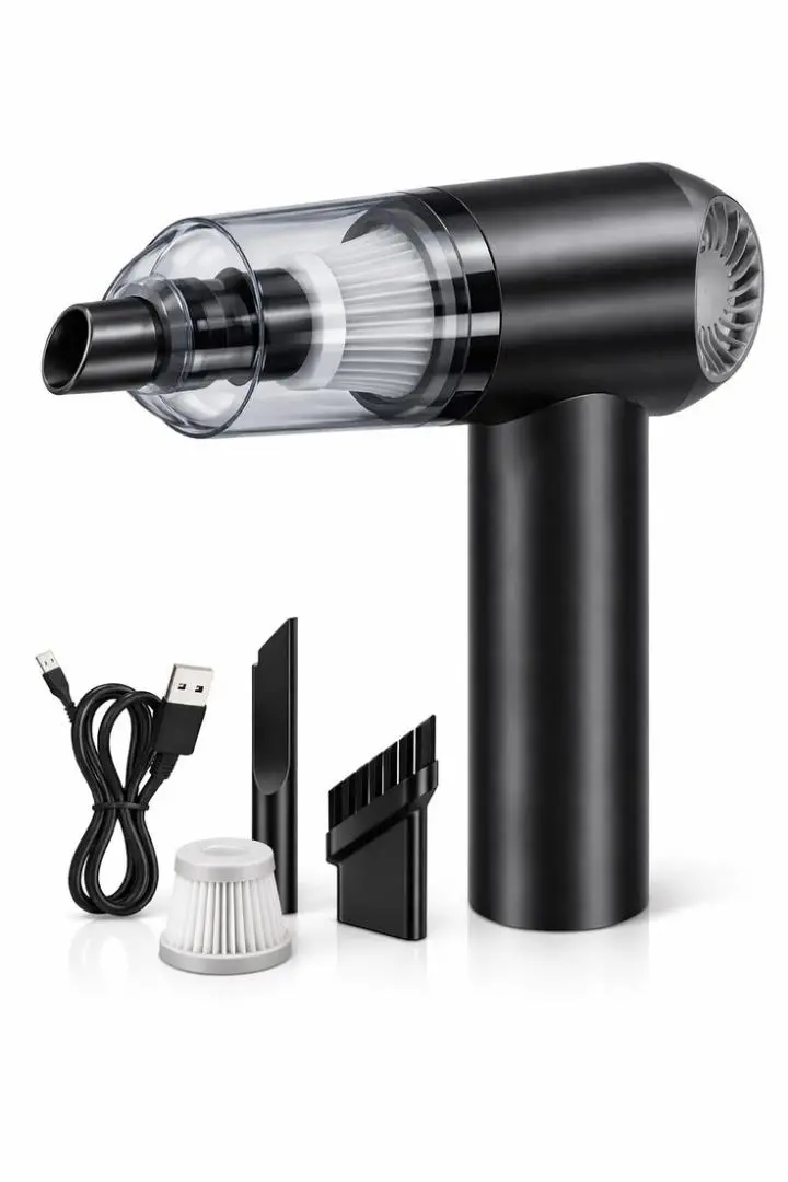 Portable Handheld Wireless Vacuum Cleaner - Cordless Mini Vac for Car, Sofa, Mattress, Desk, and Home Quick Cleanup, Rechargeable & Lightweigh