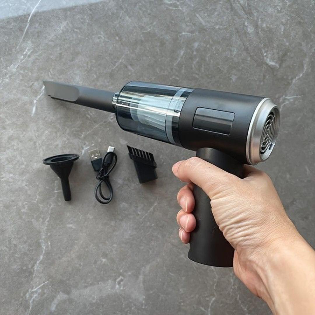 Portable Handheld Wireless Vacuum Cleaner - Cordless Mini Vac for Car, Sofa, Mattress, Desk, and Home Quick Cleanup, Rechargeable & Lightweigh