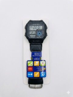 Casio Men's Digital World Time Sport Watch - 10-Year Battery, 100M Water Resistant, Square Dial | Model AE-1200WHB-1BV,it is the ultimate everyday companion for travelers and sports enthusiasts.
