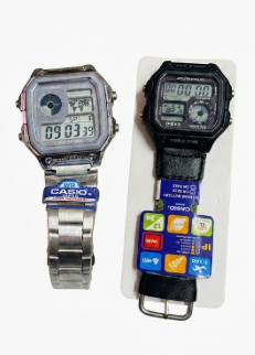 Casio Men's Digital World Time Sport Watch - 10-Year Battery, 100M Water Resistant, Square Dial | Model AE-1200WHB-1BV,it is the ultimate everyday companion for travelers and sports enthusiasts.