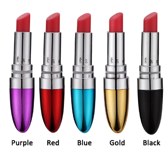 Discreet Lipstick Vibrator – 2-in-1 Bullet & Clitoral Stimulator, Pocket-Sized Mini Massager Perfect  Gift for Girlfriend or Wife
