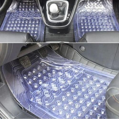 Clear Easy Wash Heavy Duty Antislip Car Floor Mats Perfect Fit for 5 Seater All Cars