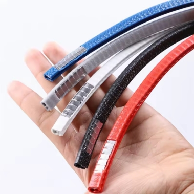 5M Universal Car Door edge  Protector Door Edge Scratch Protector Strip Rubber Seal U Shape Car Edge Strip Decor Protector