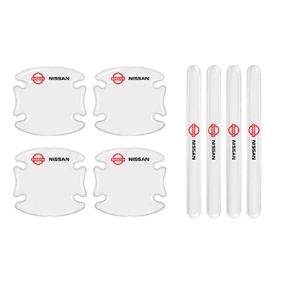 8 pcs car door handle  scratch protector for toyota mazda subaru Honda Nissan