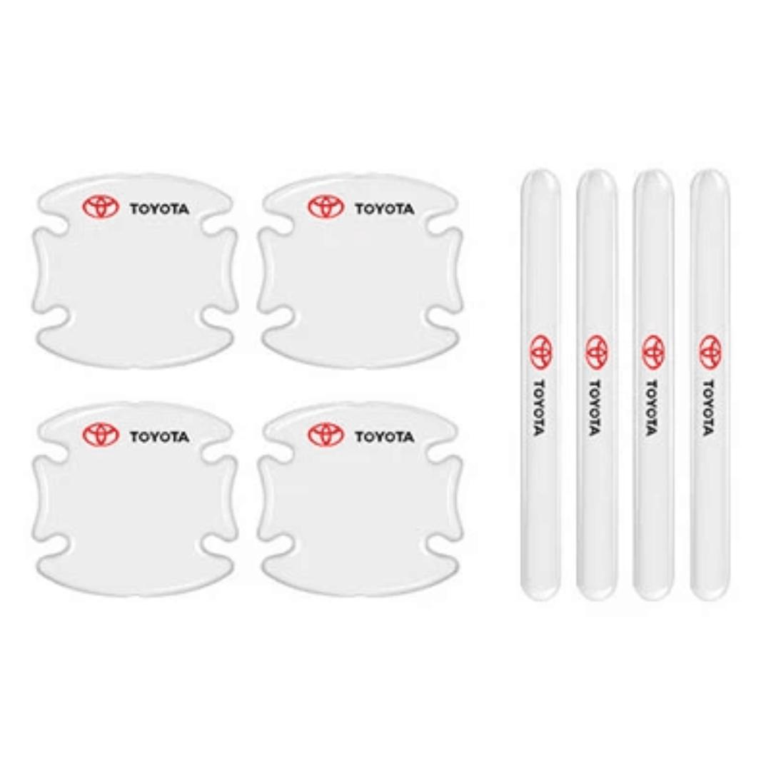 8 pcs car door handle  scratch protector for toyota mazda subaru Honda Nissan