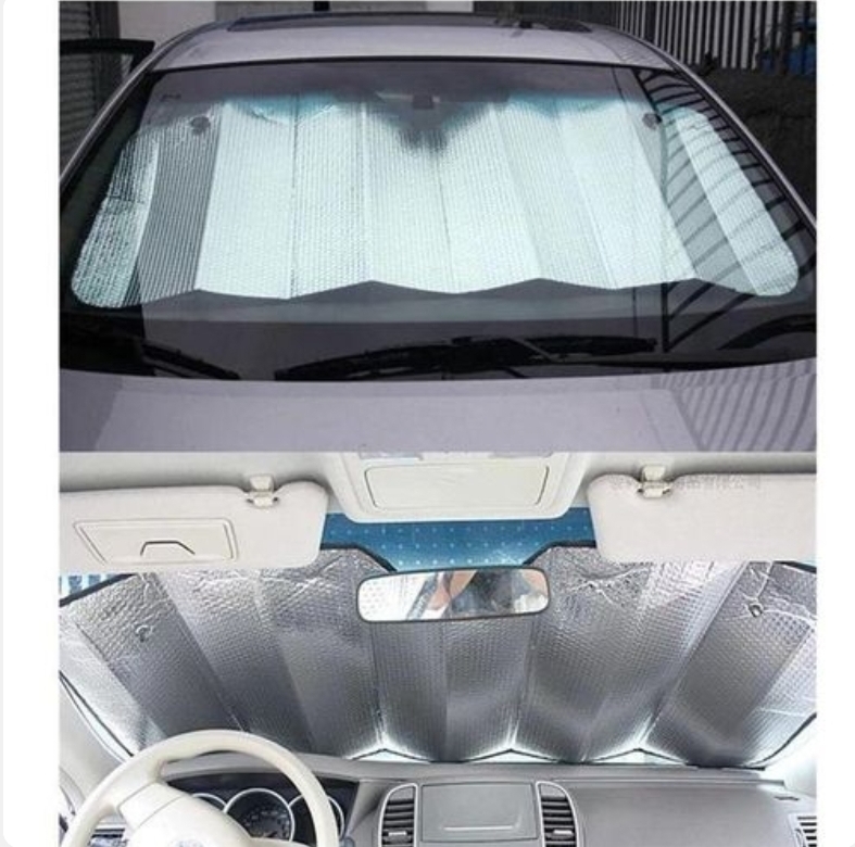 2-piece Interior Care & Protection Bundle. universal foam cleaner + sun visor sun shade