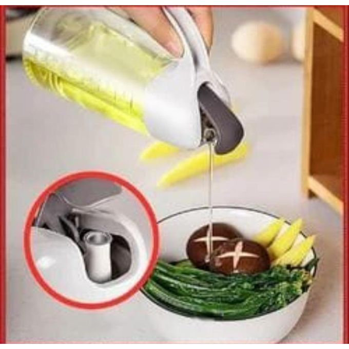 Auto Flip Leakproof oil ,Vinegar Dispenser Bottle with Non-Slip Handle Cooking Oil Bottle