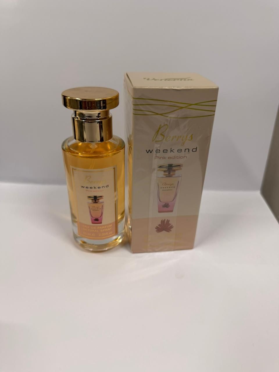 LIMITED DISCOUNT🔥🔥💃🏻💃🏻!!! Berries Weekend Pink Edition EDP for Women 60ml Ladies Perfume Flowers Women's Perfume Set Different Fragrance Long Lasting Business Deodorants